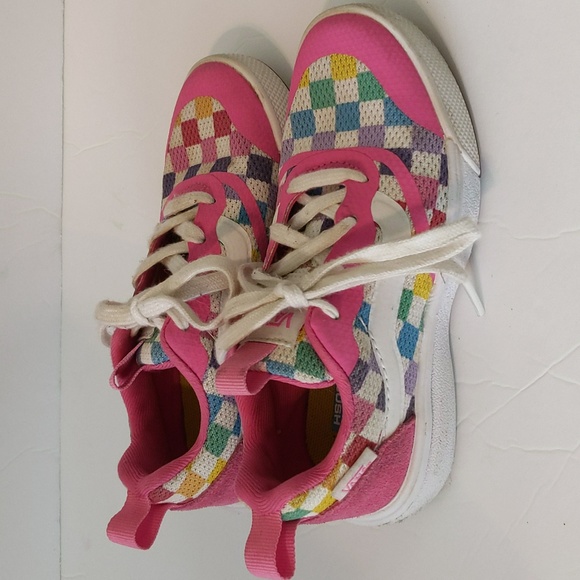 Vans Ultra Cush Girls Checkered Shoes - Picture 4 of 8